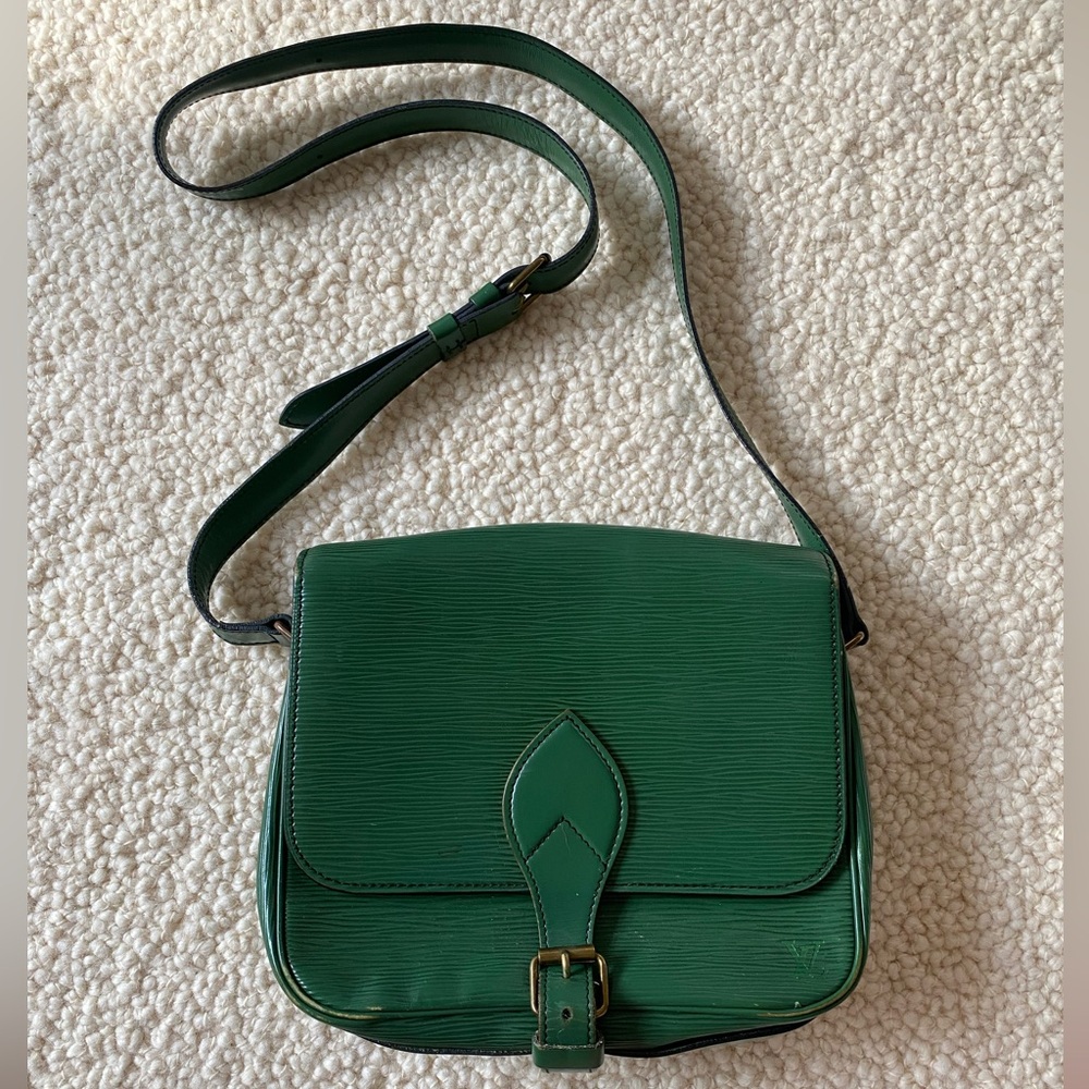 Vintage Louis Vuitton Epi Green crossbody bag
